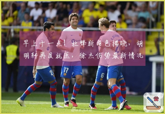 早上十一点！杜锋新角色揭晓，胡明轩再度就医，徐杰伤势最新情况